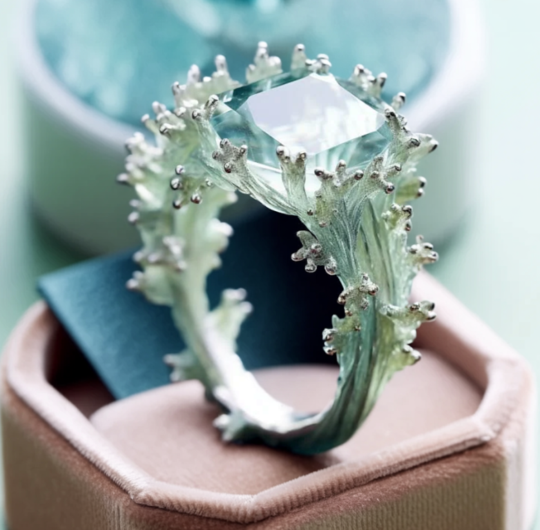 Anillo clásico con encanto atemporal