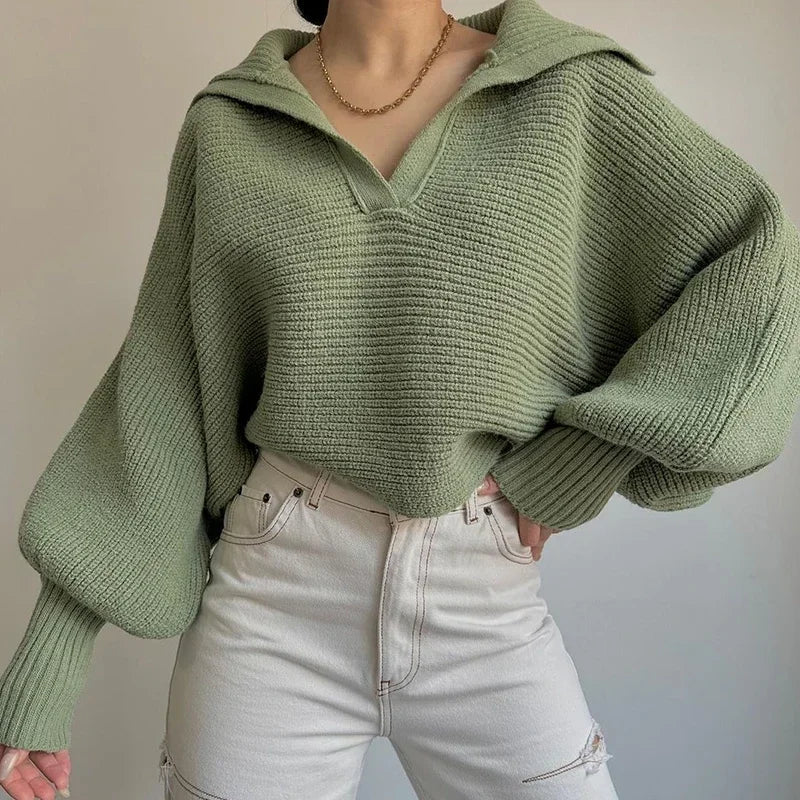 Suéter bellamente confeccionado