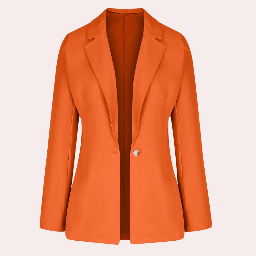 CM | Blazer liso minimalista para mujer