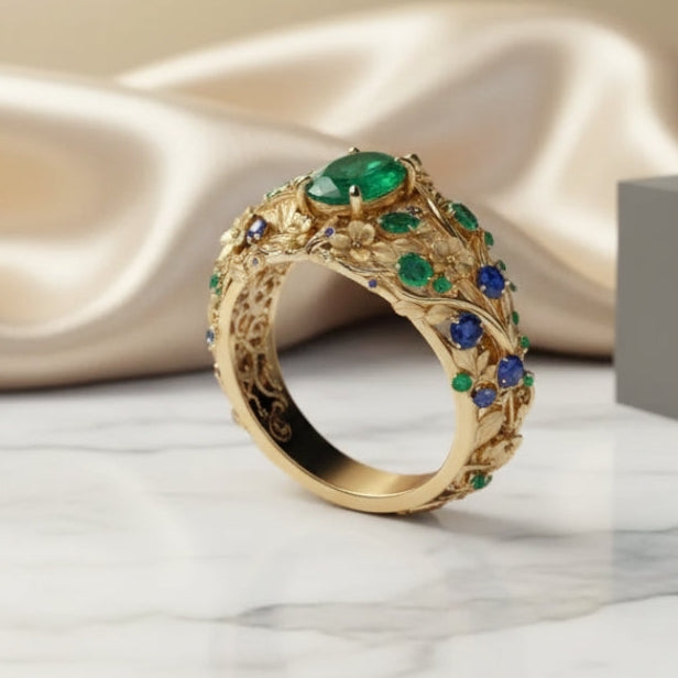 Oro Anillo romántico para momentos especiales
