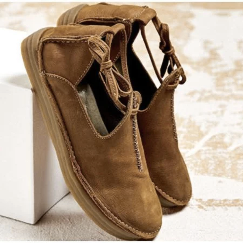 KL | Mocasines casual vintage con cordones