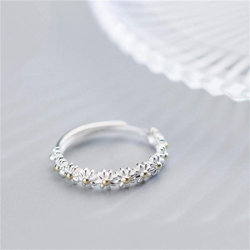 Plata Anillo clásico con encanto atemporal