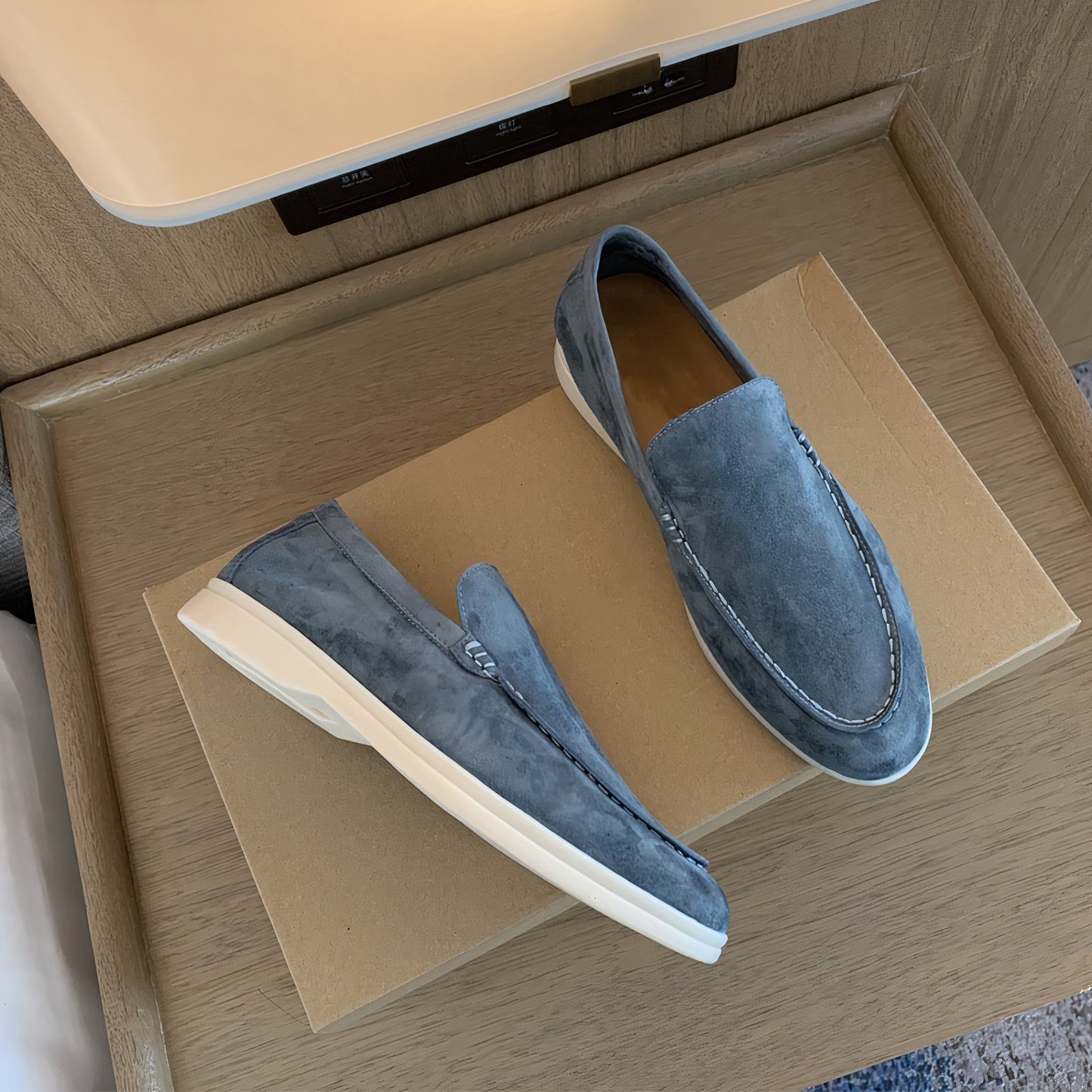 KL | Hombres Zapatos Casual Suede Loafer Slip On