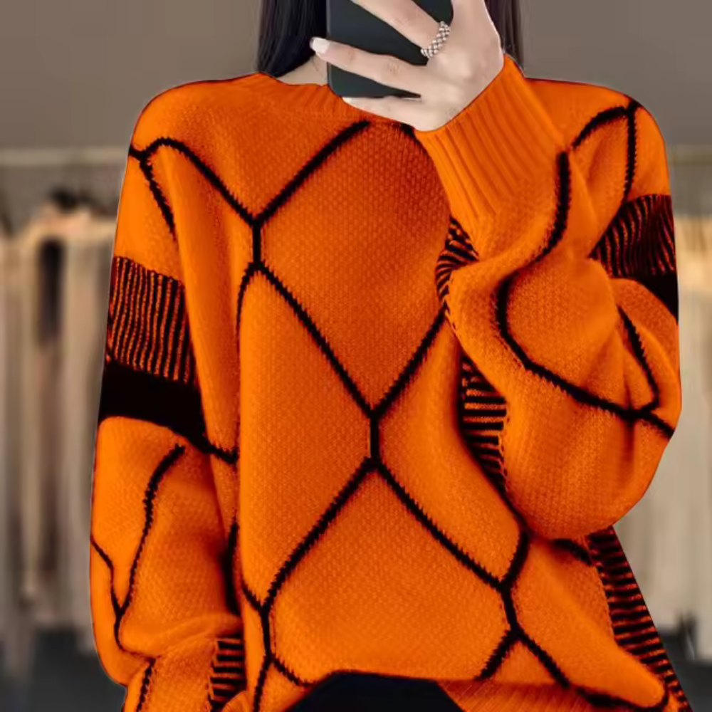 Suéter de estilo vintage atemporal
