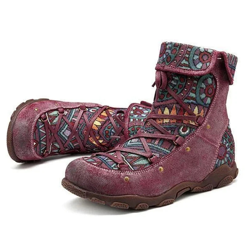KL | Botas boho con cordones
