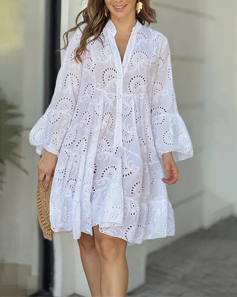 Fresco y femenino Vestido