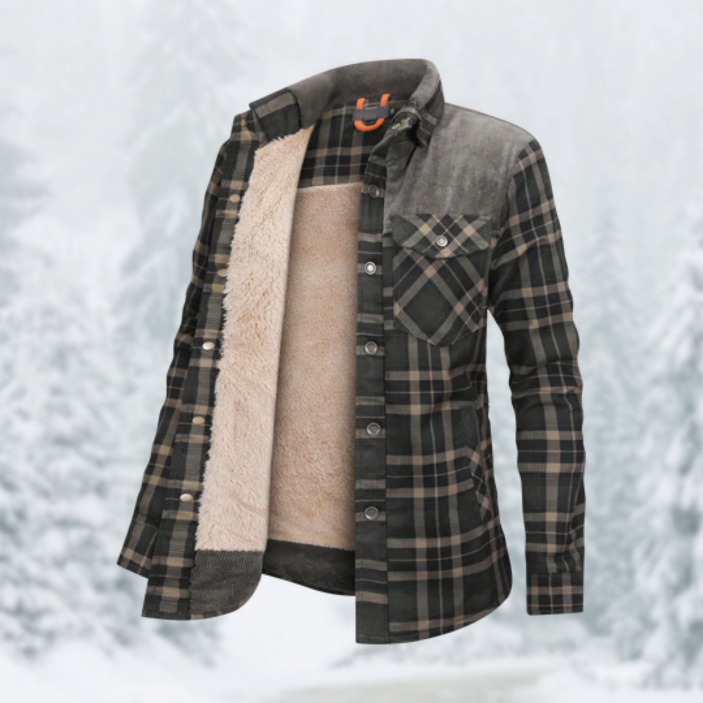 CM | Chaqueta de senderismo de franela para mujer