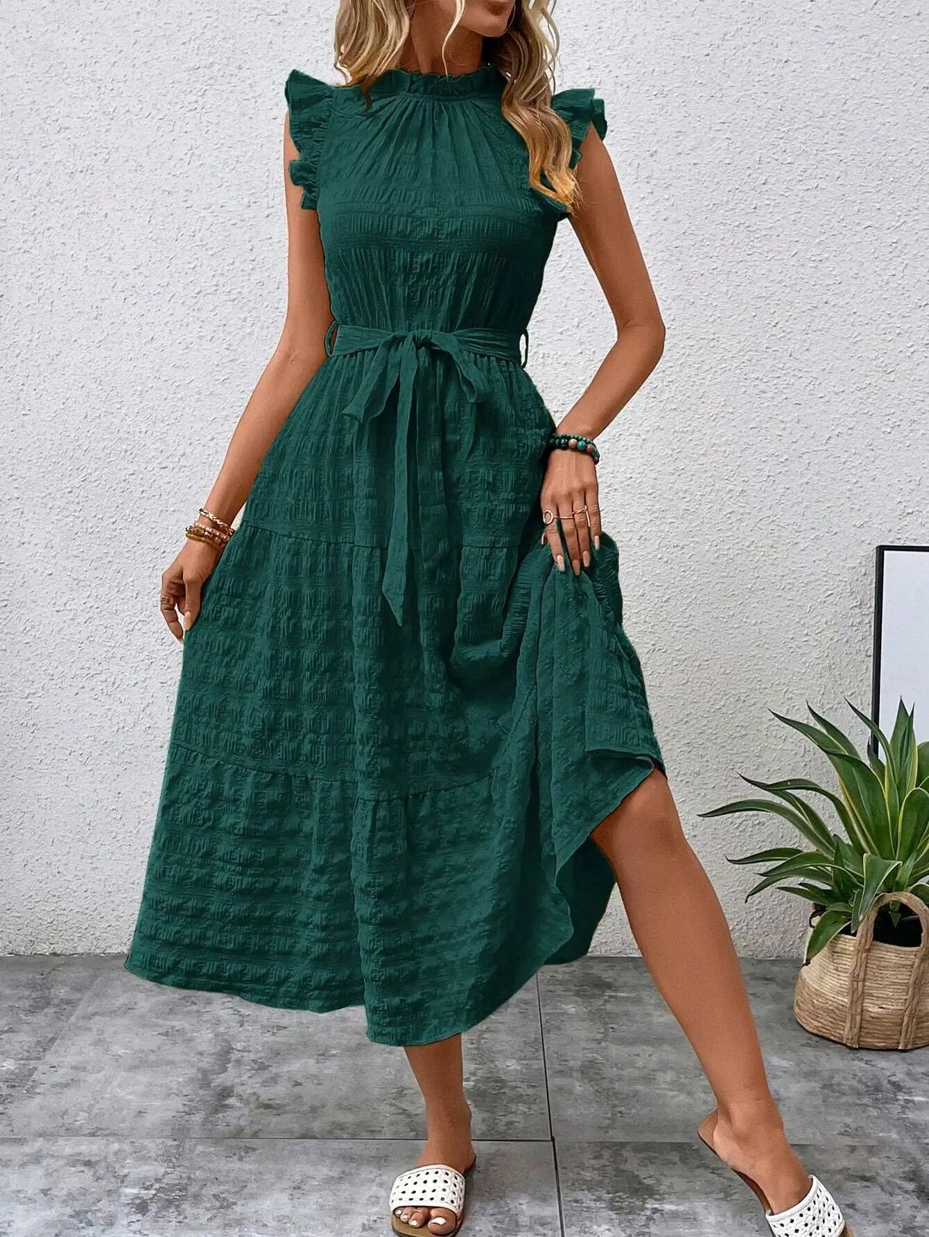 Acogedor y chic Vestido