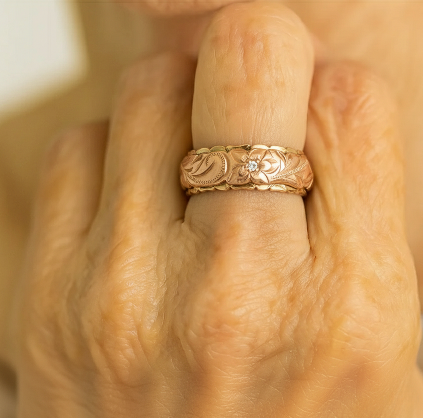 Oro Anillo romántico para momentos especiales
