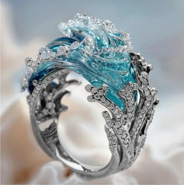 Anillo clásico con encanto atemporal