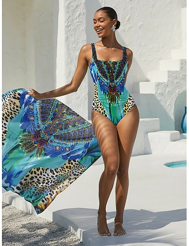 Jungle Wild Party Flowy Chiffon Two Way Cover Up