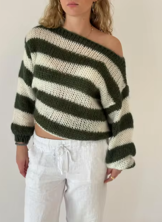 Suéter de estilo vintage atemporal