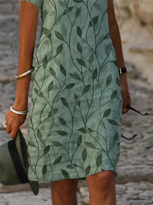 KL | Vestido midi estampado