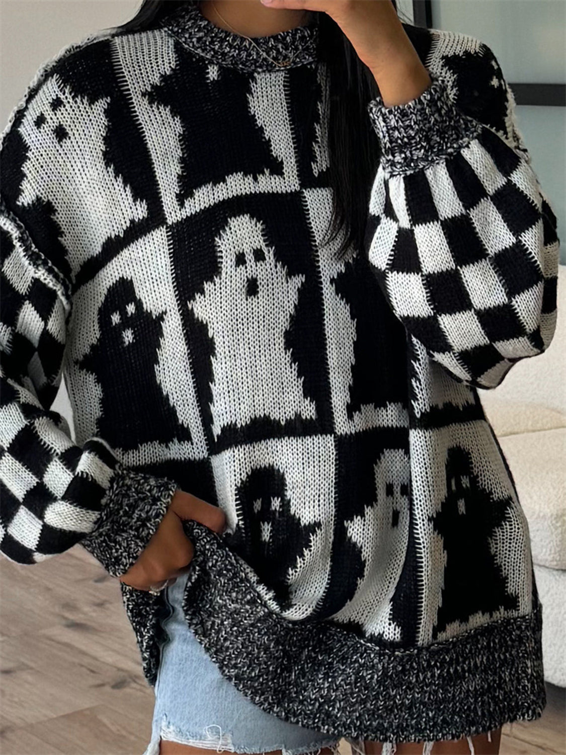 Suéter de estilo vintage atemporal