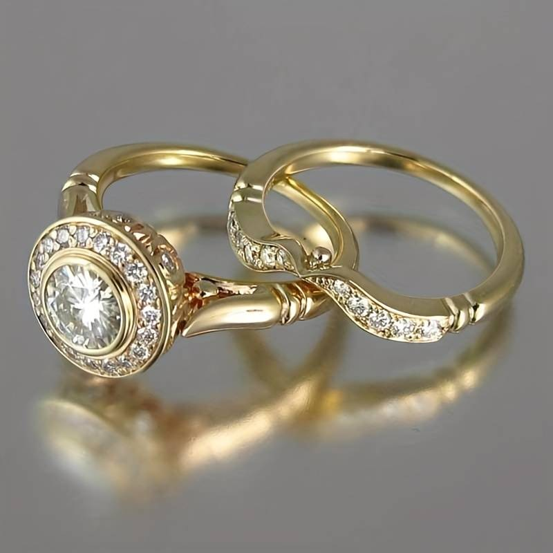 Oro Anillo impresionante para uso diario