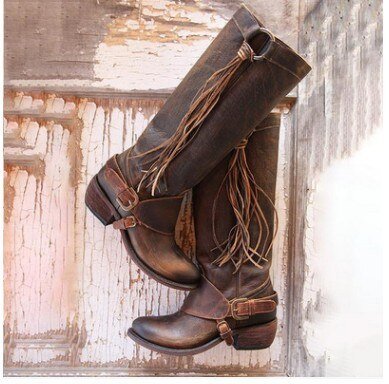 KL | Botas de piel hasta la rodilla