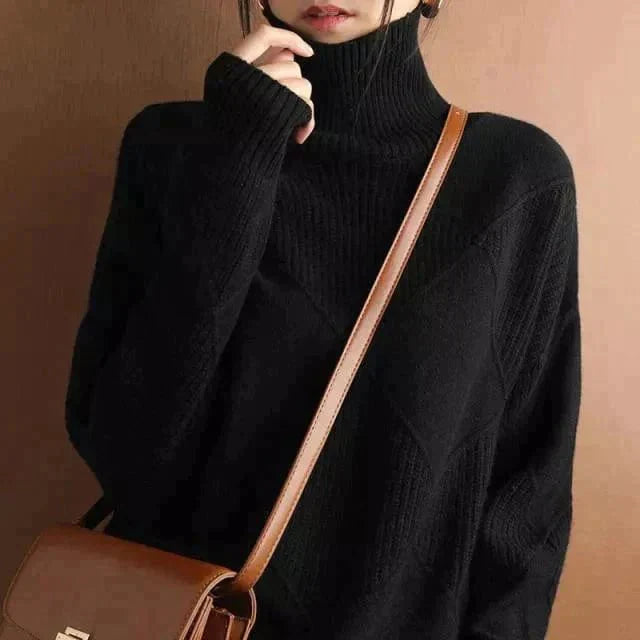 CM | Elegante jersey de cuello alto