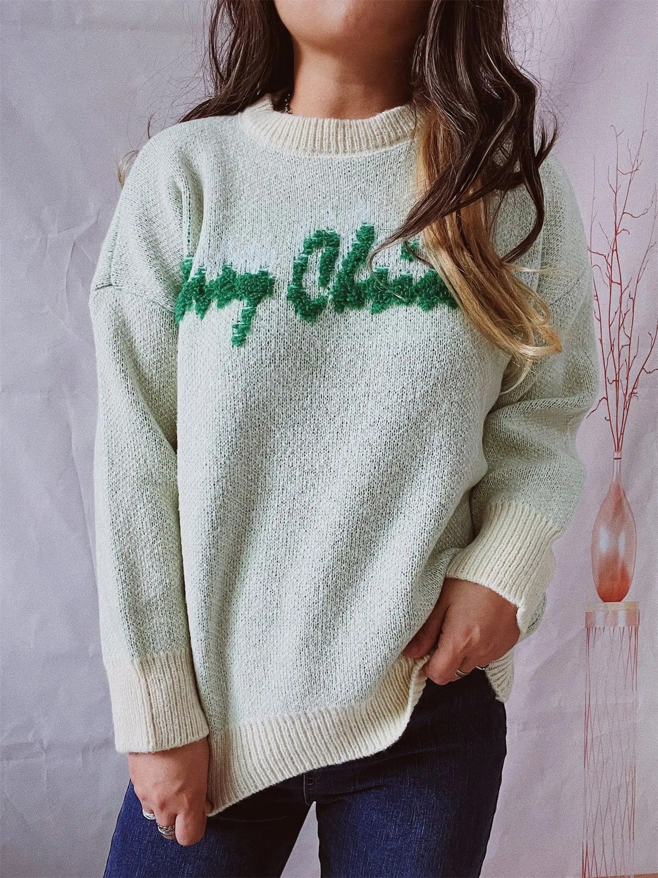 Suéter de estilo vintage atemporal