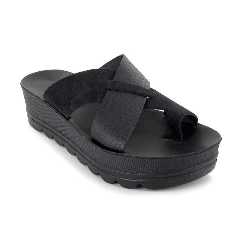 KL | Elegantes sandalias de plataforma con tiras cruzadas