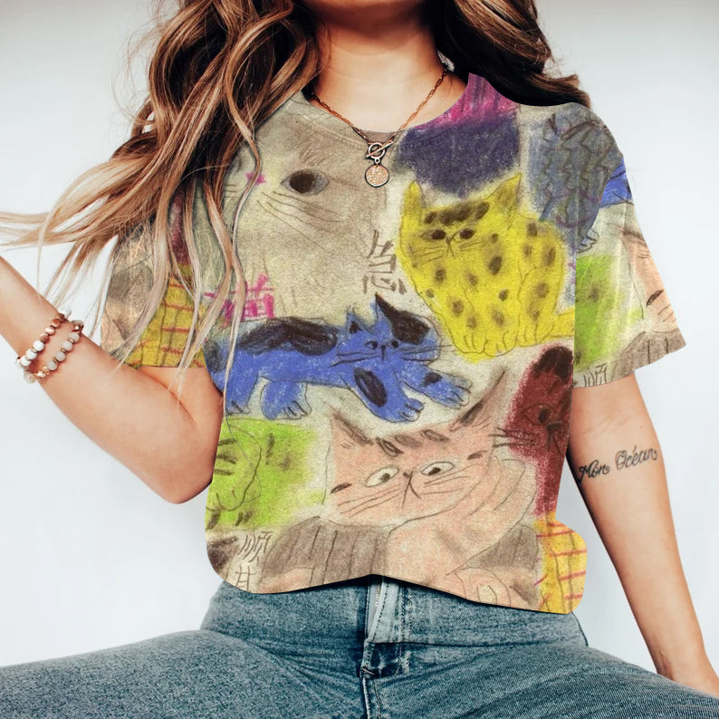 Camiseta de diseño cuidado