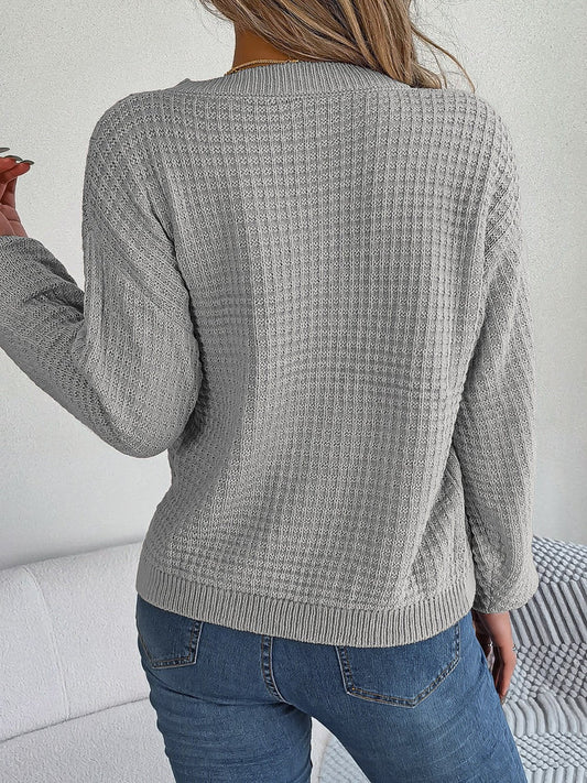 Suéter bellamente confeccionado