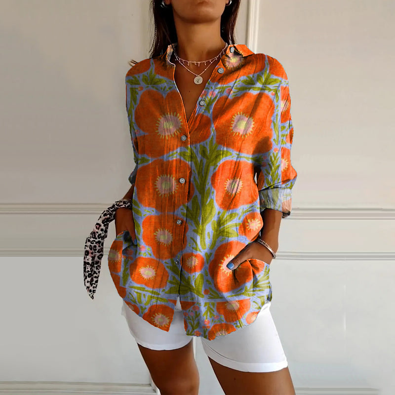 Camisa de estilo vintage atemporal