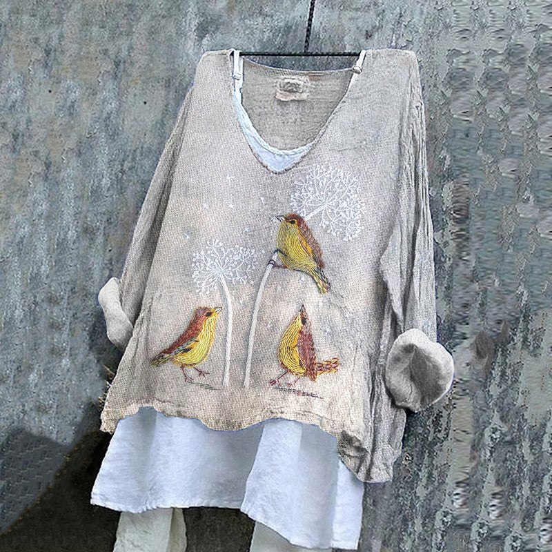 Camisa de inspiración vintage