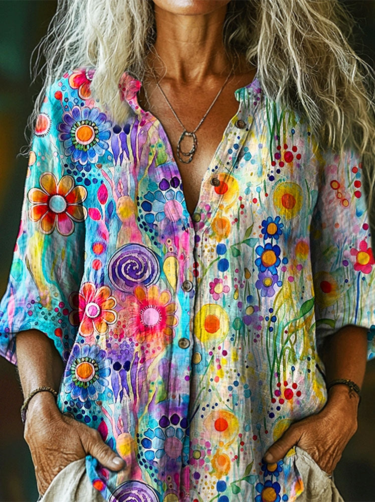 Camisa de diseño cuidado