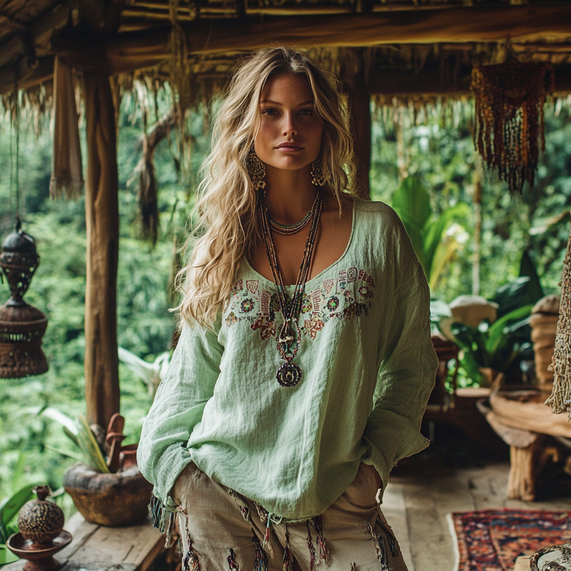 Blusa de diseño elegante