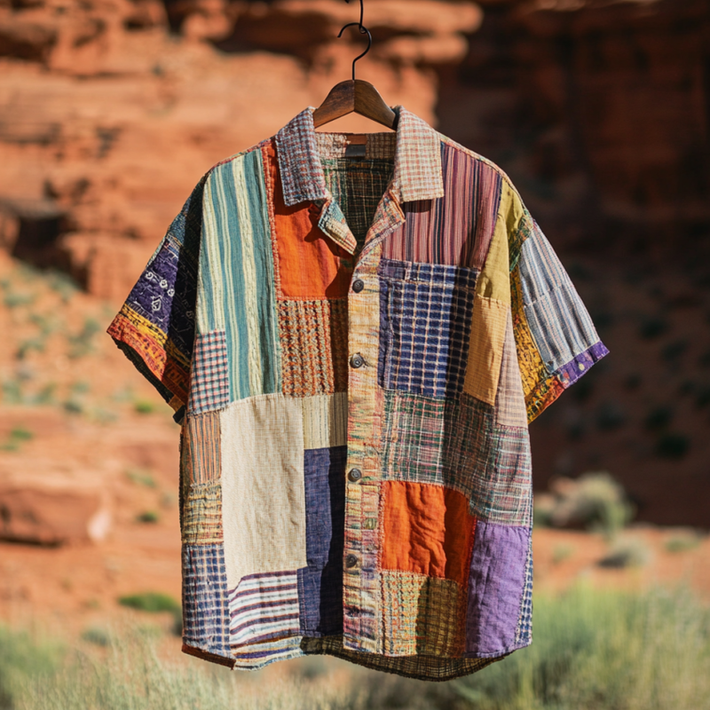 Camisa de estilo vintage atemporal