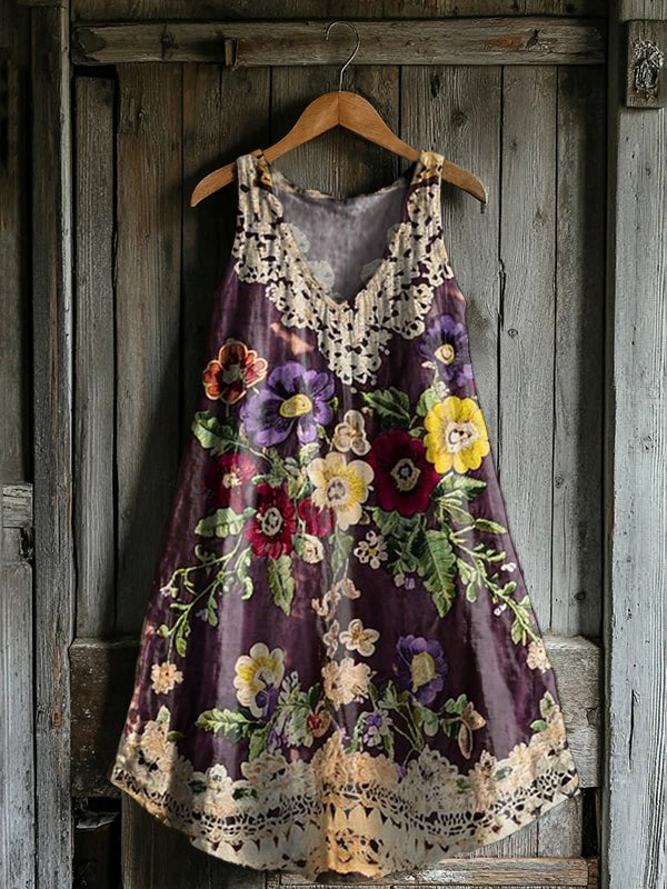 Vestido de inspiración vintage