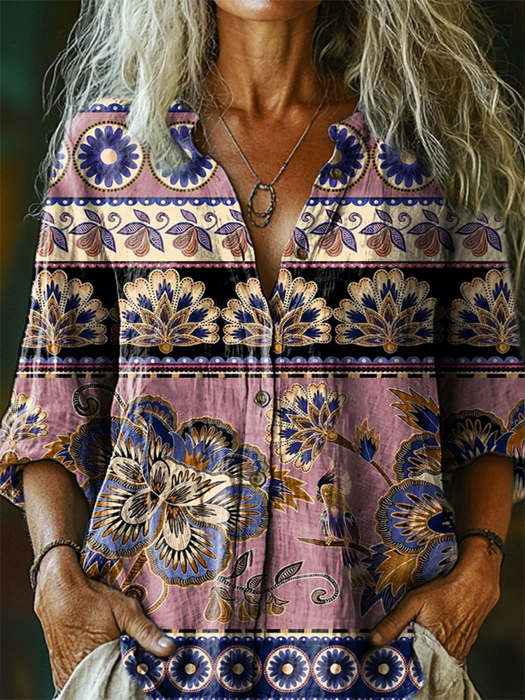 Camisa bellamente confeccionado