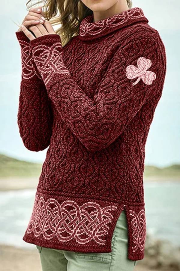 Suéter de inspiración vintage