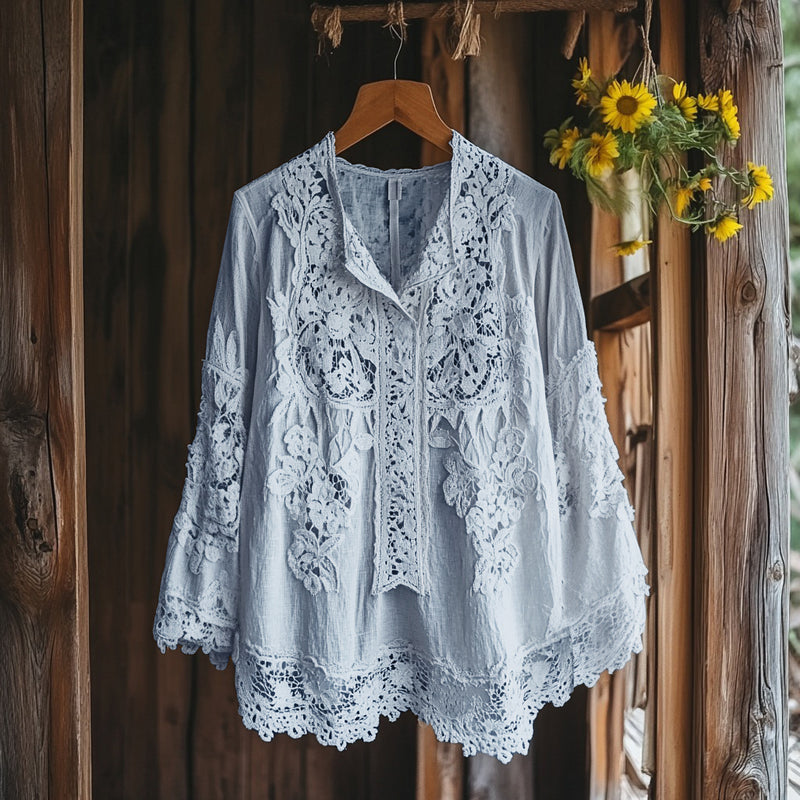 Camisa de diseño cuidado