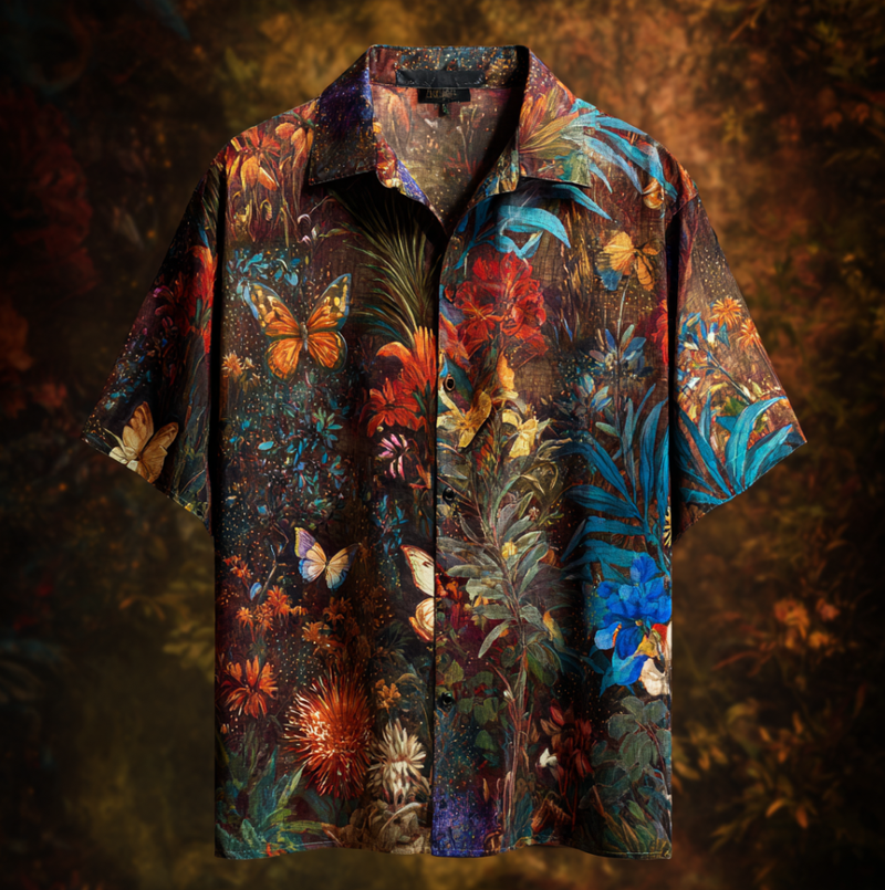 Camisa de estilo vintage atemporal