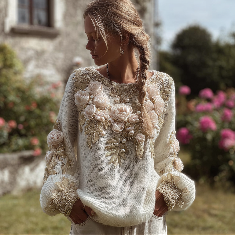 Suéter de estilo vintage atemporal