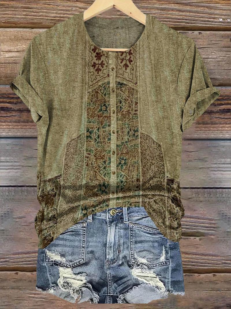 Camiseta de inspiración vintage