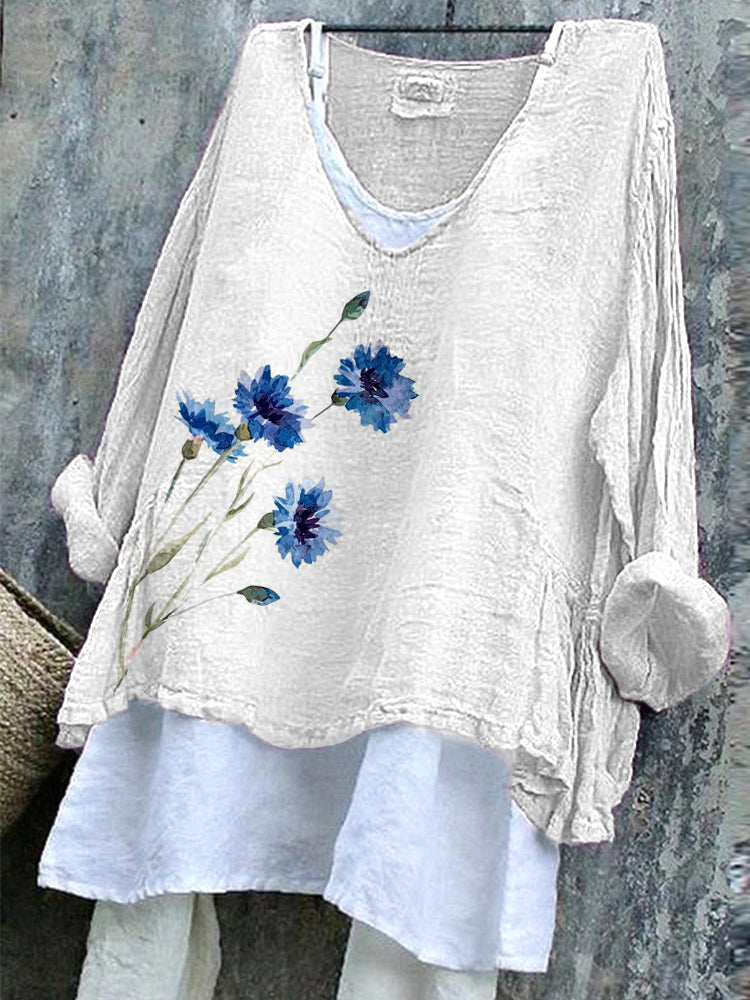 Camisa de estilo vintage atemporal