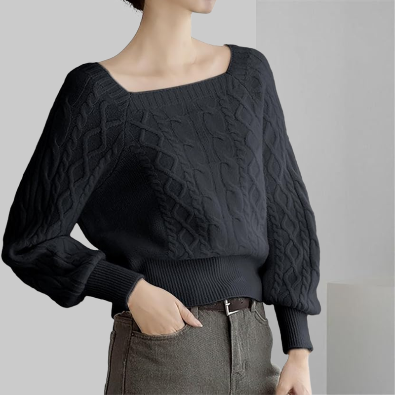 Suéter de estilo vintage atemporal