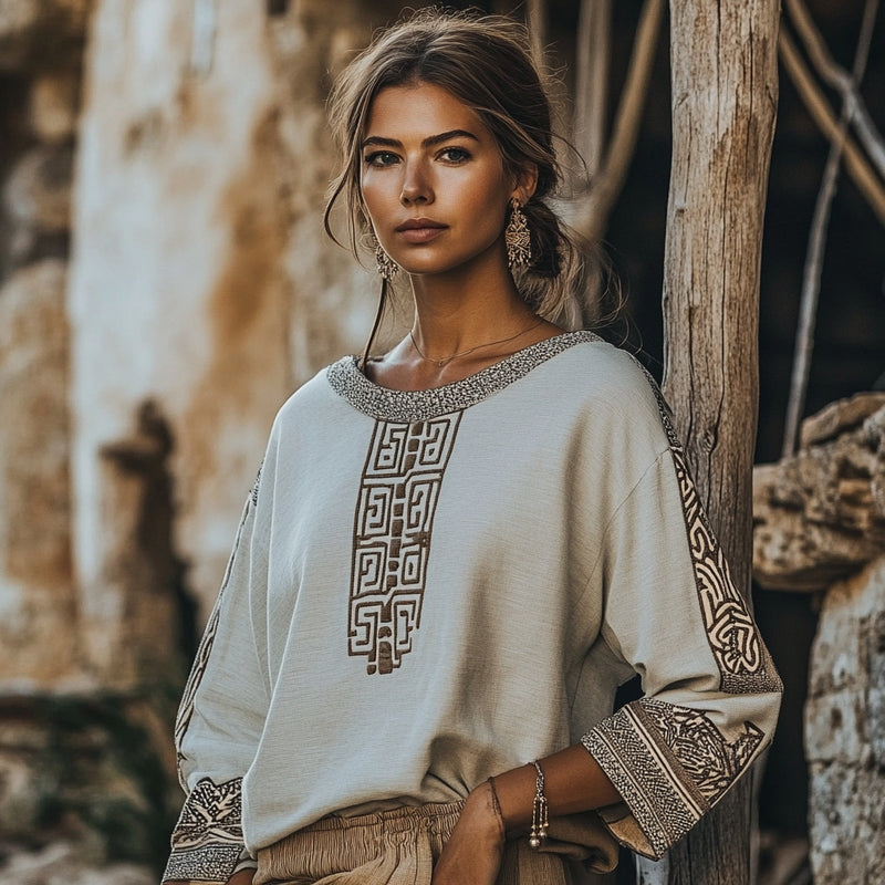 Blusa bellamente confeccionado