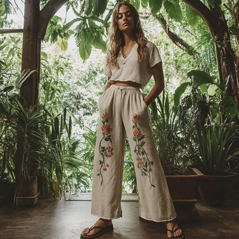 Pantalones de diseño clásico