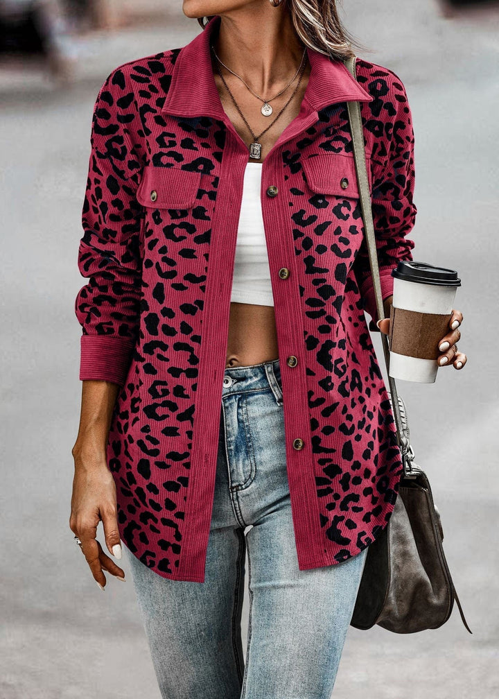 CM | Chaqueta de leopardo para mujer