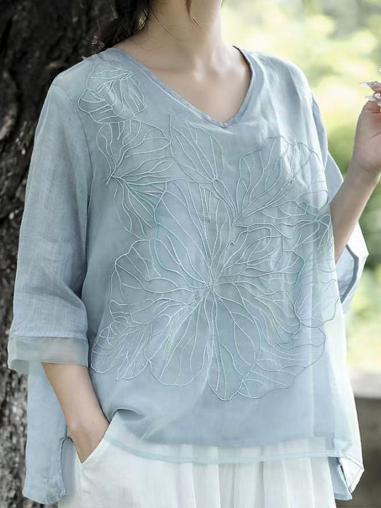 Camisa de diseño cuidado