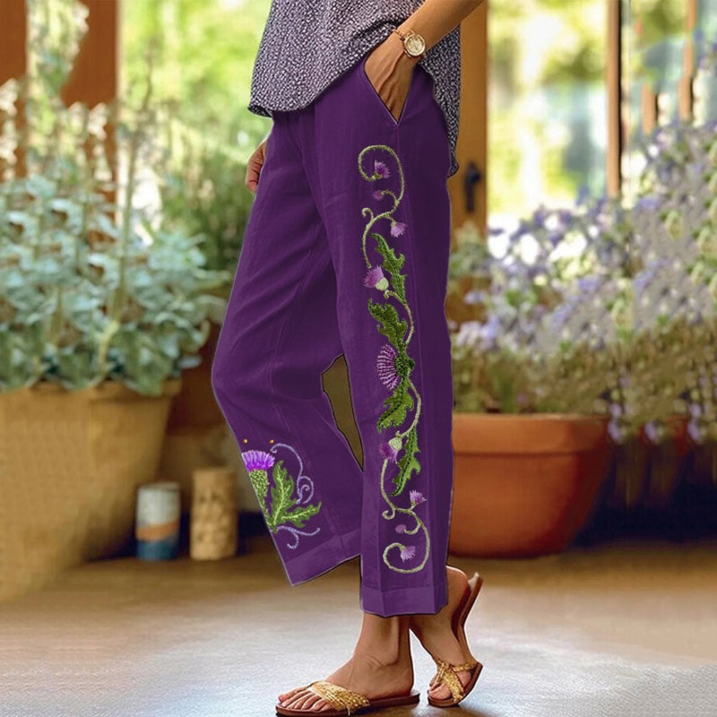 Pantalones de diseño cuidado