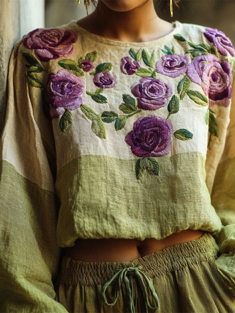 Camisa de estilo vintage atemporal