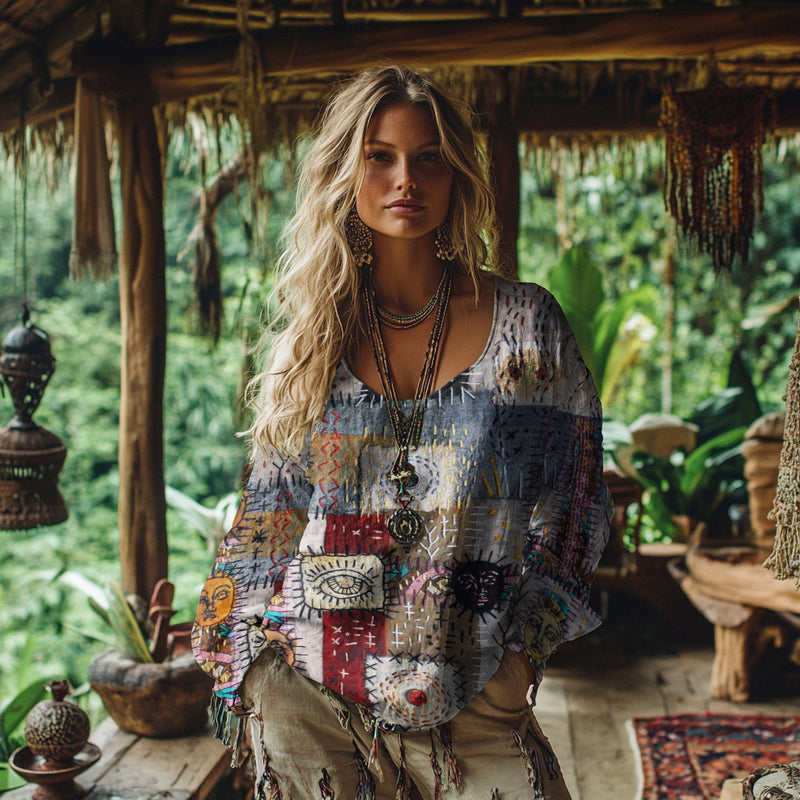 Blusa de diseño clásico