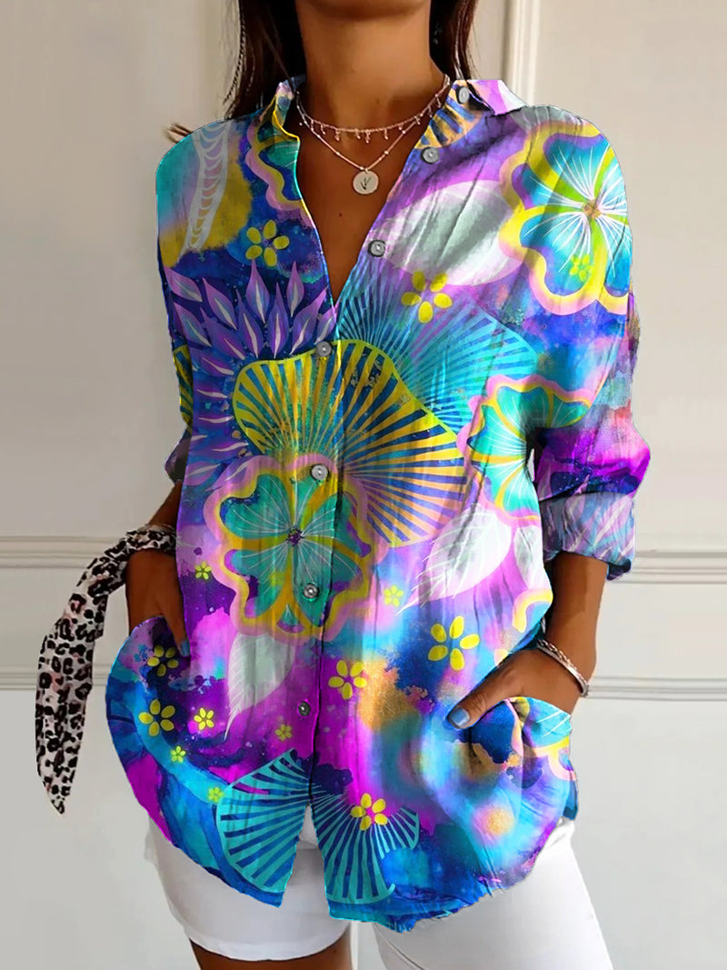 Camisa de estilo vintage atemporal