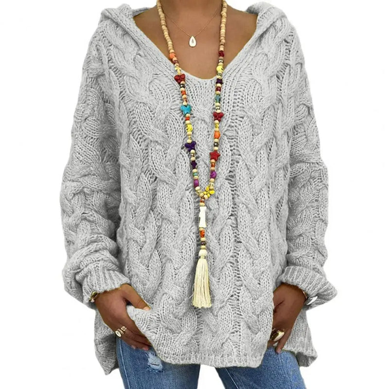 CM | Jersey con capucha y cuello en V