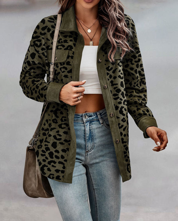 CM | Chaqueta de leopardo para mujer