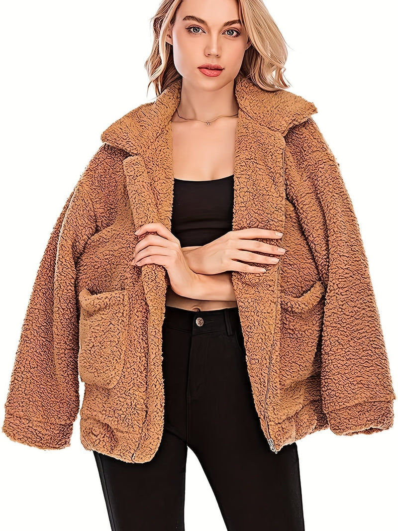 CM | Chaqueta Teddy para mujer